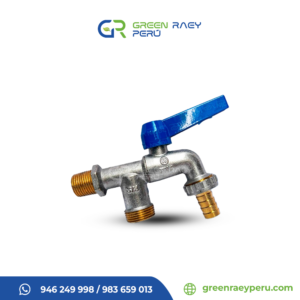 caÑo jardÍn azul doble salida