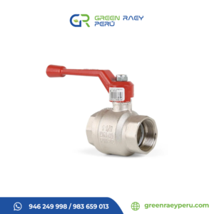 llave esférica cromada para jardín